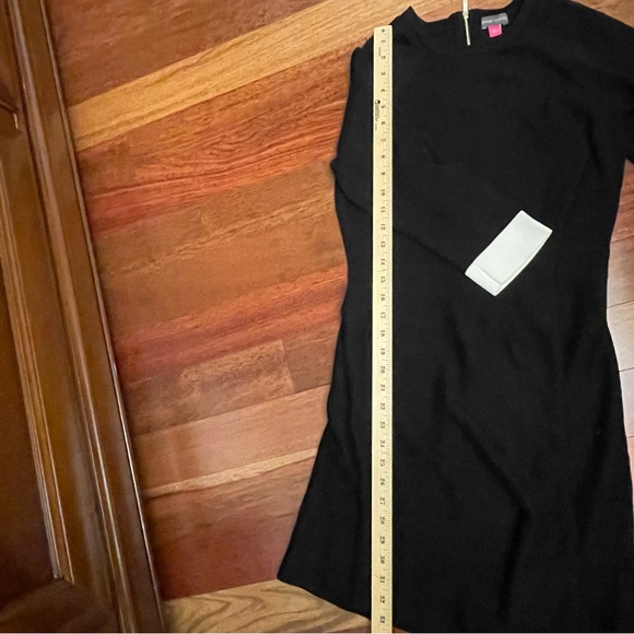 Vince Camuto Black Dress with Cream Cuffs - Picture 8 of 8